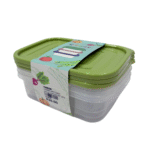 CRISPER 3PC CLEAR ACRYLIC CONTAINER SET LARGE - Image 3