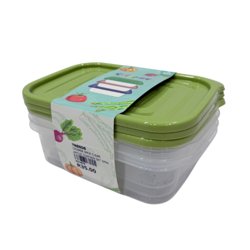 CRISPER 3PC CLEAR ACRYLIC CONTAINER SET LARGE - Image 3