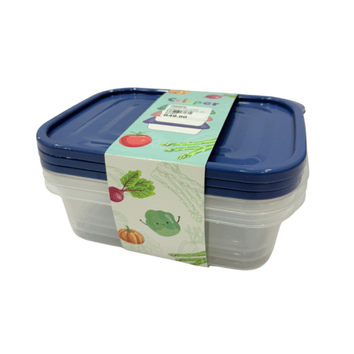 CRISPER 3PC CLEAR ACRYLIC CONTAINER SET LARGE - Image 4