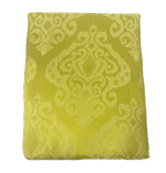 Bundle Deal- 2 Jacquard Mustard Taped & Lined Curtains - Image 2