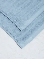 Baby Blue Ripple Towel 500gsm