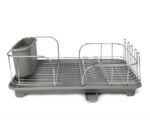 PLASTIC DISH RACK GREY CH