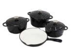 CAST IRON COOKWARE 7PC SET asst CH