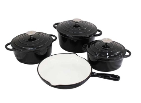 CAST IRON COOKWARE 7PC SET asst CH