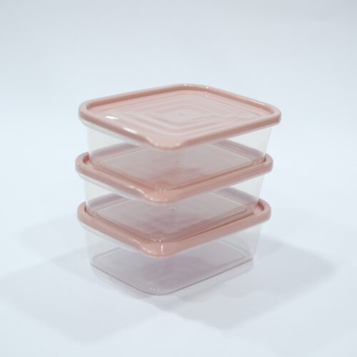 CRISPER 3PC CLEAR ACRYLIC CONTAINER SET LARGE - Image 2