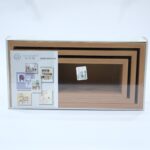 HOME DECORATION 3PC RECTANGLE WALL FLOATING SHELVE