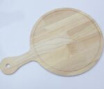 WOODEN ROUND FRUIT/CHOPPING BOARD 29.5 X 29.5CM