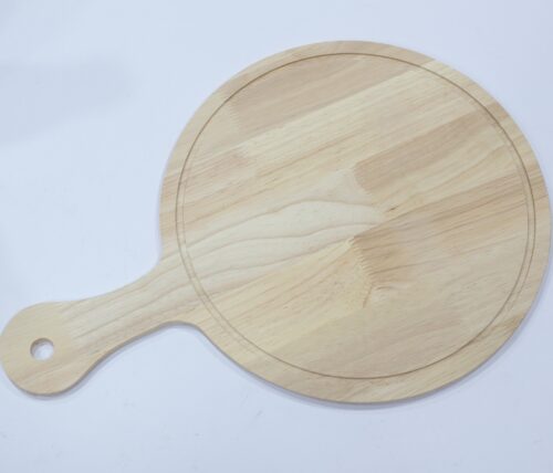 WOODEN ROUND FRUIT/CHOPPING BOARD 29.5 X 29.5CM