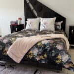 Velvet Reverse Duvet Cover Set - Double