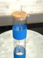 Glass Tumbler with Bamboo Lid - Image 4
