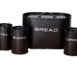 KITCHEN BREAD BIN SET RH ENZO WITH 3PC CANISTER SE