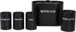 KITCHEN BREAD BIN SET RH ENZO WITH 3PC CANISTER SE - Image 2