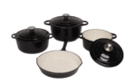 CAST IRON COOKWARE 7PC SET asst CH - Image 7