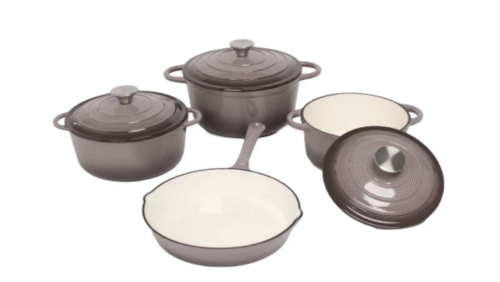 CAST IRON COOKWARE 7PC SET asst CH - Image 6