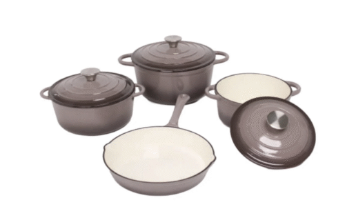 CAST IRON COOKWARE 7PC SET asst CH - Image 5