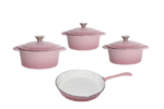CAST IRON COOKWARE 7PC SET asst CH - Image 4