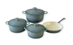 CAST IRON COOKWARE 7PC SET asst CH - Image 3