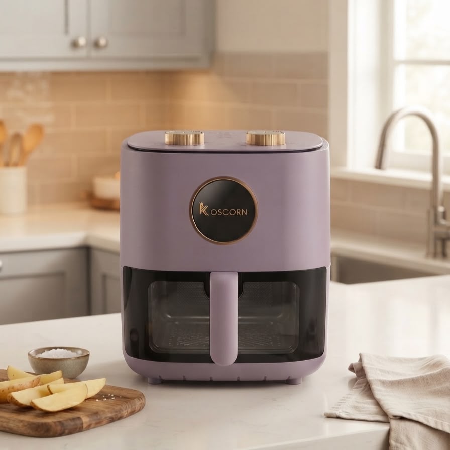 WhatsApp Image 2026-08-13 at 15.16.35 KOSCORN 6L AIR FRYER - Image 1