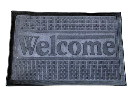 WELCOME MAT RUBBER BORDER CARPET TEXTURE - Image 5