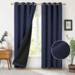 Bundle Deal- 2 Navy Eyelet Curtain Lined