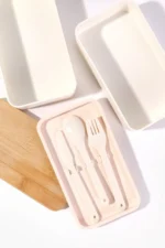 LUNCH BOX SET W/UTENSILS - Image 2
