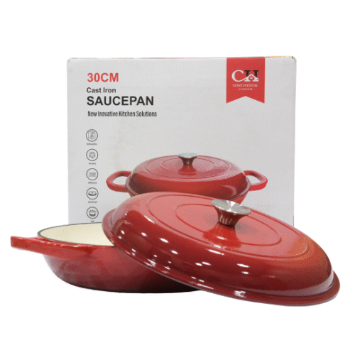 Cast Iron Saucepan 30cm