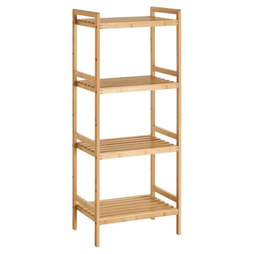 4-Layer Bamboo Storage Shelves