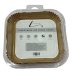Square Disposable Air-Fryer Paper Liners - 50 Pack - Image 2