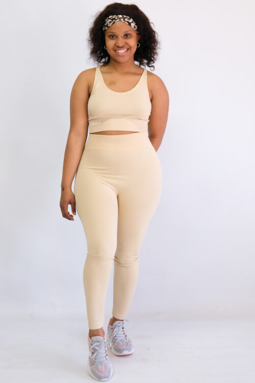 Ladies 2pc Long Pants Gym Set