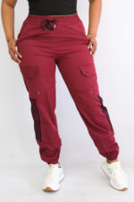 Athleisure Cuffed Nylon Joggers