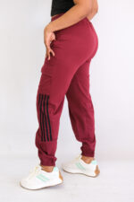 Athleisure Cuffed Nylon Joggers - Image 2