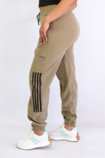 Athleisure Cuffed Nylon Joggers - Image 2