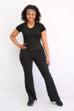Ladies 2pc Loungewear Set - Black