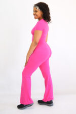 Ladies 2pc Loungewear Set- Pink - Image 2