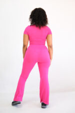 Ladies 2pc Loungewear Set- Pink - Image 3