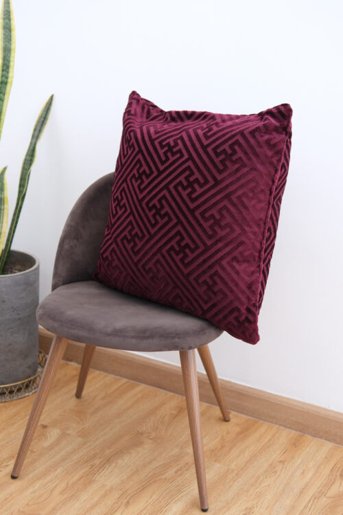 Velvet Embossed Scatter Cushion - Image 1