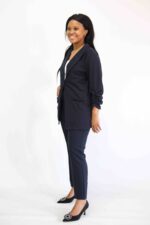 Ladies Suit Pants - Navy - Image 2