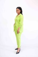 Ladies Suit Pants- Lime - Image 2