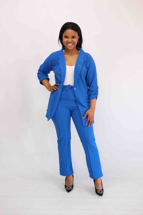 Ladies Suit Pants - Royal