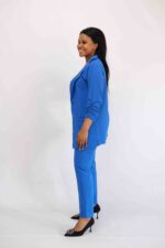 Ladies Suit Pants - Royal - Image 2