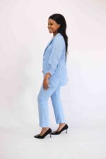 Ladies Suit Pants - Sky Blue - Image 2