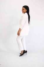 Ladies Suit Pants - White - Image 2