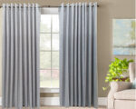 Unlined Blockout Eyelet Curtain-230x218