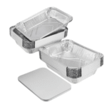 1100ml Aluminium Foil Container With Lids - 10PC