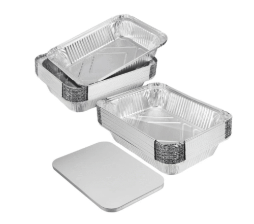 1100ml Aluminium Foil Container With Lids - Image 1