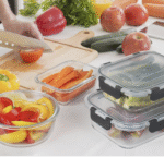 Square Glass Container 3 Piece Set