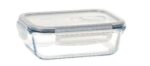 Rectangular Glass Container- 640ML