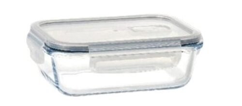 Rectangular Glass Container- 640ML