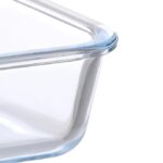 Rectangular Glass Container- 640ML - Image 2