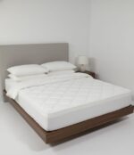 MICROFIBRE QUILTED MATTRESS PROTECTOR - QUEEN - Image 2